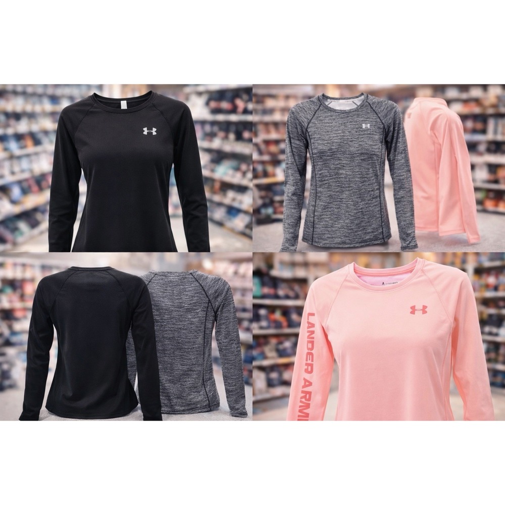 Under Armour Womens Medium Lot 3 Long Sleeve Shirts ColdGear Athletic